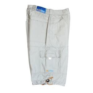 Kikwear Mens Capri Skater Utility Cargo Khaki Sz 31(Fits small. See measurements